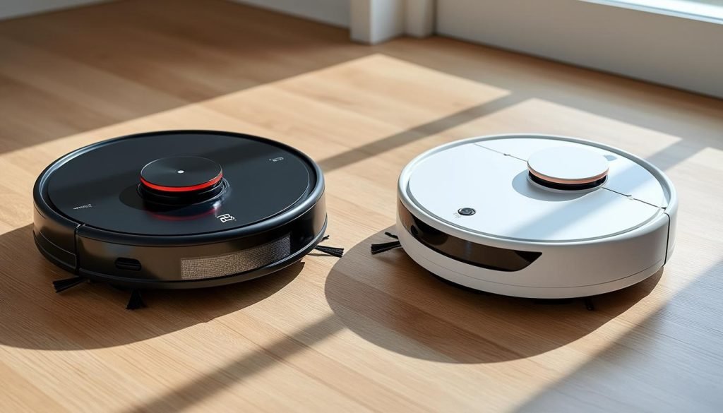 découvrez le combat ultime entre le roborock s8 maxv ultra et le dreame x40 ultra, deux robots aspirateurs haut de gamme. analysez leurs performances, fonctionnalités et efficacité pour savoir lequel domine vraiment le marché du nettoyage.